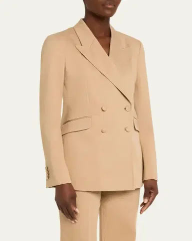 Gabriela Hearst Angela Double-Breasted Blazer Jacket | Thumbnail 4 Gabriela Hearst Angela Double-Breasted Blazer Jacket | Thumbnail 4