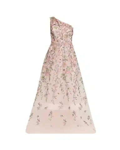 Rickie Freeman for Teri Jon One-Shoulder Embroidered Tulle Gown | Thumbnail 1 Rickie Freeman for Teri Jon One-Shoulder Embroidered Tulle Gown | Thumbnail 1