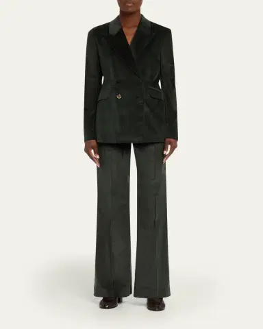 Gabriela Hearst Vesta High-Waist Cotton Corduroy Pants | Thumbnail 2 Gabriela Hearst Vesta High-Waist Cotton Corduroy Pants | Thumbnail 2
