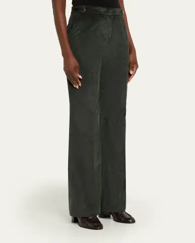 Gabriela Hearst Vesta High-Waist Cotton Corduroy Pants | Thumbnail 4 Gabriela Hearst Vesta High-Waist Cotton Corduroy Pants | Thumbnail 4