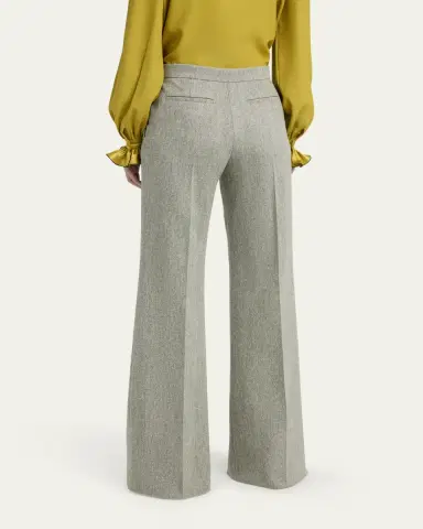 Valentino Garavani Pleated Wool-Blend Trousers | Thumbnail 3 Valentino Garavani Pleated Wool-Blend Trousers | Thumbnail 3