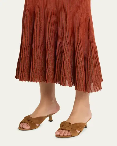 Stuart Weitzman 50mm Soplaya Suede Mule Sandals | Thumbnail 2 Stuart Weitzman 50mm Soplaya Suede Mule Sandals | Thumbnail 2