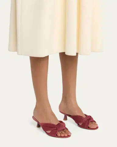 Stuart Weitzman 50mm Soplaya Suede Mule Sandals | Thumbnail 6 Stuart Weitzman 50mm Soplaya Suede Mule Sandals | Thumbnail 6