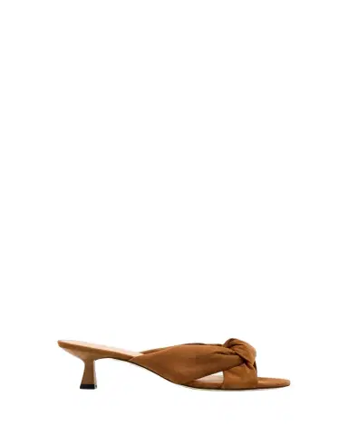 Stuart Weitzman 50mm Soplaya Suede Mule Sandals | Thumbnail 1 Stuart Weitzman 50mm Soplaya Suede Mule Sandals | Thumbnail 1