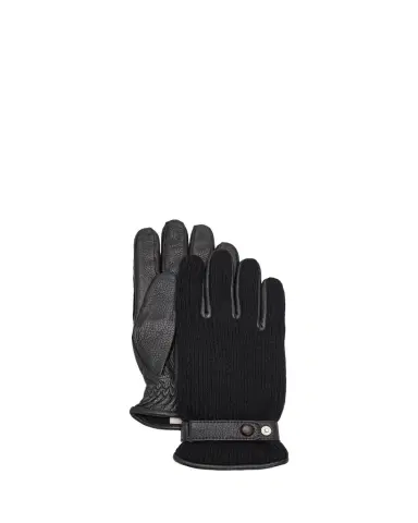 Hestra Gloves Men's Christopher Elk Leather and Cashmere Knit Gloves | Thumbnail 1 Hestra Gloves Men's Christopher Elk Leather and Cashmere Knit Gloves | Thumbnail 1