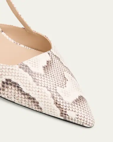 Stuart Weitzman 50mm Vinnie Snake-Embossed Leather Slingback Pumps | Thumbnail 5 Stuart Weitzman 50mm Vinnie Snake-Embossed Leather Slingback Pumps | Thumbnail 5