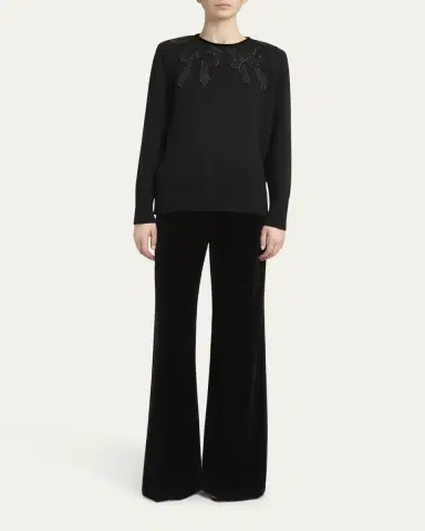 Valentino Garavani Maglia Bow Wool Sweater | Thumbnail 2 Valentino Garavani Maglia Bow Wool Sweater | Thumbnail 2