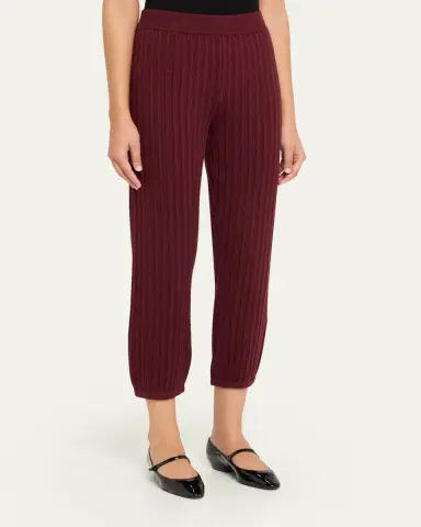 SIMKHAI Tillie Cashmere-Cotton Travel Pants | Thumbnail 4 SIMKHAI Tillie Cashmere-Cotton Travel Pants | Thumbnail 4