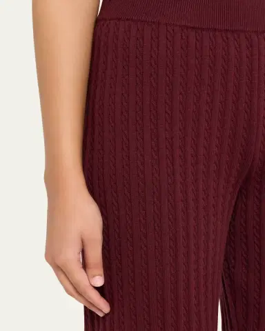 SIMKHAI Tillie Cashmere-Cotton Travel Pants | Thumbnail 5 SIMKHAI Tillie Cashmere-Cotton Travel Pants | Thumbnail 5