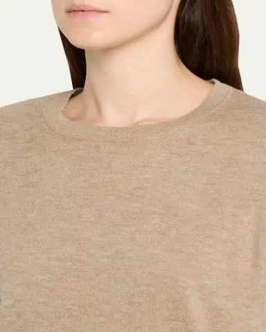 Majestic Filatures Cashmere Melange-Knit Crewneck | Thumbnail 5 Majestic Filatures Cashmere Melange-Knit Crewneck | Thumbnail 5