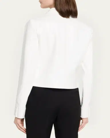 Courrèges Textured Vinyl Crop Jacket | Thumbnail 7 Courrèges Textured Vinyl Crop Jacket | Thumbnail 7