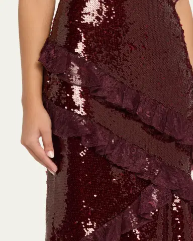 LoveShackFancy Rialto Sequined Maxi Dress | Thumbnail 5 LoveShackFancy Rialto Sequined Maxi Dress | Thumbnail 5