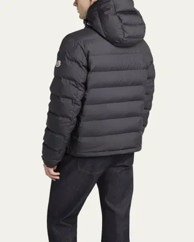 Moncler Men's Quilted Down Hooded Jacket | Thumbnail 3 Moncler Men's Quilted Down Hooded Jacket | Thumbnail 3