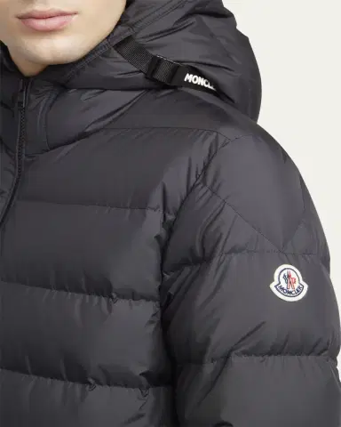 Moncler Men's Quilted Down Hooded Jacket | Thumbnail 5 Moncler Men's Quilted Down Hooded Jacket | Thumbnail 5