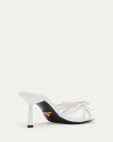 Prada 75mm Vernice Leather Mule Sandals | Thumbnail 2 Prada 75mm Vernice Leather Mule Sandals | Thumbnail 2