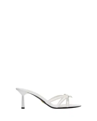 Prada 75mm Vernice Leather Mule Sandals | Thumbnail 1 Prada 75mm Vernice Leather Mule Sandals | Thumbnail 1