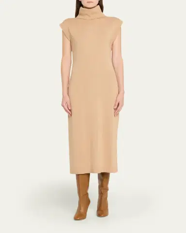 SIMKHAI Cashmere-Cotton Sleeveless Sweater Dress | Thumbnail 2 SIMKHAI Cashmere-Cotton Sleeveless Sweater Dress | Thumbnail 2