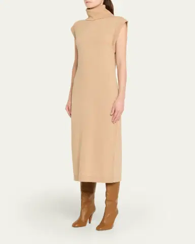 SIMKHAI Cashmere-Cotton Sleeveless Sweater Dress | Thumbnail 4 SIMKHAI Cashmere-Cotton Sleeveless Sweater Dress | Thumbnail 4