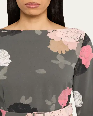 BERNADETTE Luce Floral-Print Belted Midi Dress | Thumbnail 5 BERNADETTE Luce Floral-Print Belted Midi Dress | Thumbnail 5