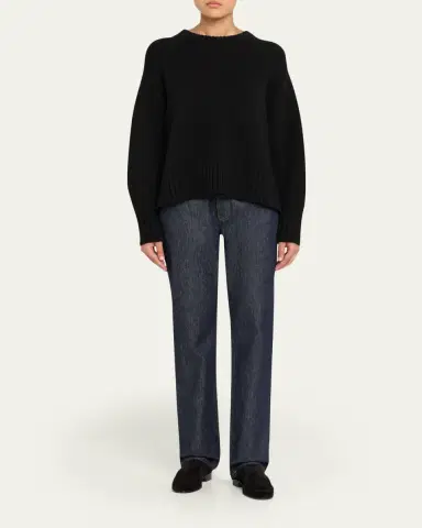 Guest in Residence Cozy Cashmere Crewneck Sweater | Thumbnail 2 Guest in Residence Cozy Cashmere Crewneck Sweater | Thumbnail 2