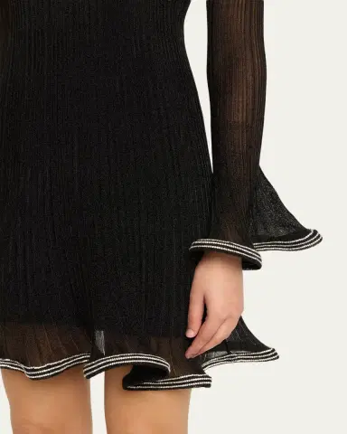 SIMKHAI Zelda Embellished Knit Mini Dress | Thumbnail 5 SIMKHAI Zelda Embellished Knit Mini Dress | Thumbnail 5