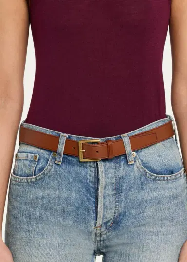 Saint Laurent Minimal Leather Belt | Thumbnail 2 Saint Laurent Minimal Leather Belt | Thumbnail 2
