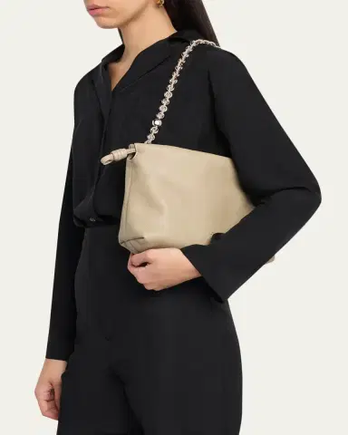 Loewe Flamenco Medium Shoulder Bag in Leather | Thumbnail 2 Loewe Flamenco Medium Shoulder Bag in Leather | Thumbnail 2