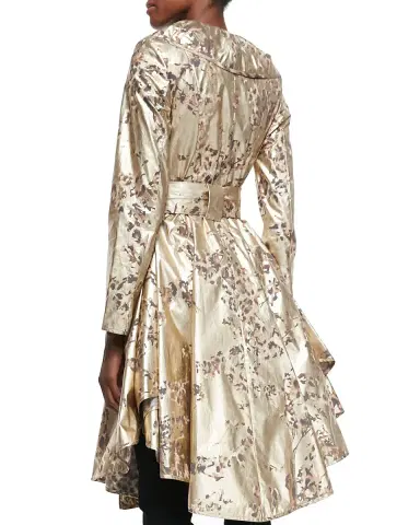 L'Agence Kazuko Lasercut Midi Dress | Thumbnail 6 L'Agence Kazuko Lasercut Midi Dress | Thumbnail 6