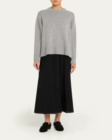 Guest in Residence Cozy Cashmere Crewneck Sweater | Thumbnail 6 Guest in Residence Cozy Cashmere Crewneck Sweater | Thumbnail 6