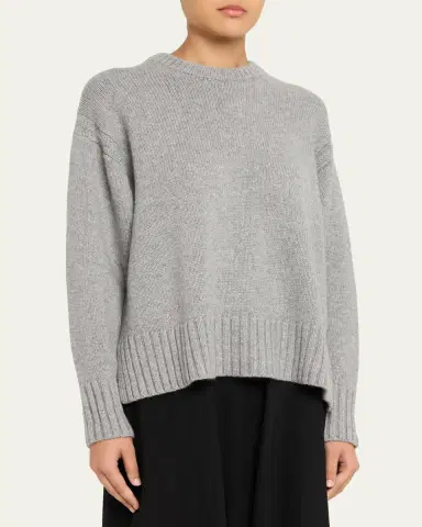 Guest in Residence Cozy Cashmere Crewneck Sweater | Thumbnail 8 Guest in Residence Cozy Cashmere Crewneck Sweater | Thumbnail 8