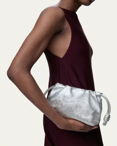 Loewe Flamenco Clutch Bag in Moire-Print Leather | Thumbnail 5 Loewe Flamenco Clutch Bag in Moire-Print Leather | Thumbnail 5
