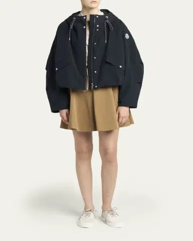 Moncler Eucalyptus Hooded Short Down Jacket | Thumbnail 2 Moncler Eucalyptus Hooded Short Down Jacket | Thumbnail 2