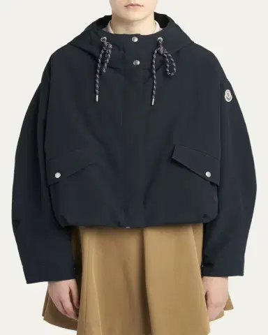 Moncler Eucalyptus Hooded Short Down Jacket | Thumbnail 4 Moncler Eucalyptus Hooded Short Down Jacket | Thumbnail 4