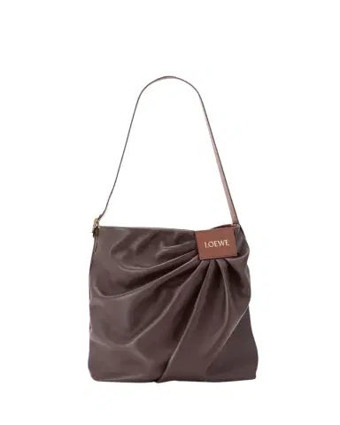 Loewe Pleated Tote Bag in Leather | Thumbnail 1 Loewe Pleated Tote Bag in Leather | Thumbnail 1