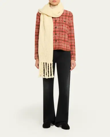 Guest In Residence Cloud Fringe Scarf | Thumbnail 2 Guest In Residence Cloud Fringe Scarf | Thumbnail 2