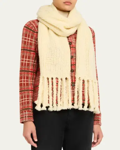 Guest In Residence Cloud Fringe Scarf | Thumbnail 3 Guest In Residence Cloud Fringe Scarf | Thumbnail 3