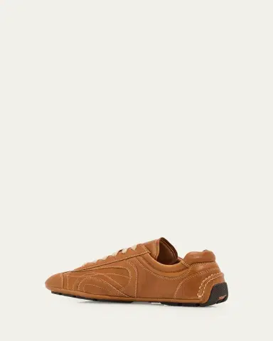 Prada Men's Montecarlo Re-Edition 2005 Nappa Leather Sneakers | Thumbnail 2 Prada Men's Montecarlo Re-Edition 2005 Nappa Leather Sneakers | Thumbnail 2