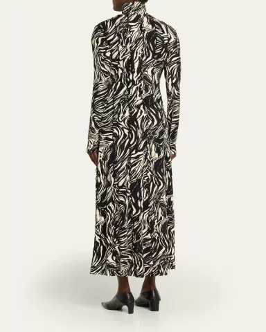 Proenza Schouler White Label Mabel Jersey Turtleneck Dress | Thumbnail 3 Proenza Schouler White Label Mabel Jersey Turtleneck Dress | Thumbnail 3
