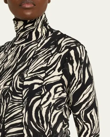 Proenza Schouler White Label Mabel Jersey Turtleneck Dress | Thumbnail 5 Proenza Schouler White Label Mabel Jersey Turtleneck Dress | Thumbnail 5