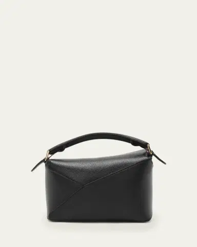 Loewe Puzzle Edge Mini Top-Handle Bag in Grain Leather | Thumbnail 3 Loewe Puzzle Edge Mini Top-Handle Bag in Grain Leather | Thumbnail 3