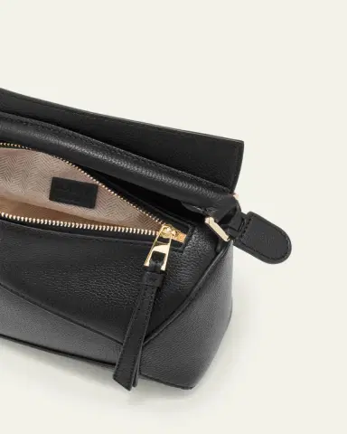 Loewe Puzzle Edge Mini Top-Handle Bag in Grain Leather | Thumbnail 4 Loewe Puzzle Edge Mini Top-Handle Bag in Grain Leather | Thumbnail 4