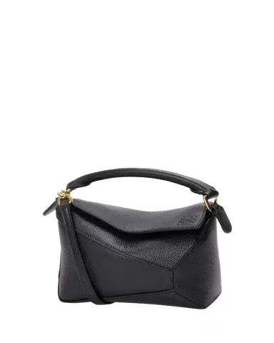 Loewe Puzzle Edge Mini Top-Handle Bag in Grain Leather | Thumbnail 1 Loewe Puzzle Edge Mini Top-Handle Bag in Grain Leather | Thumbnail 1