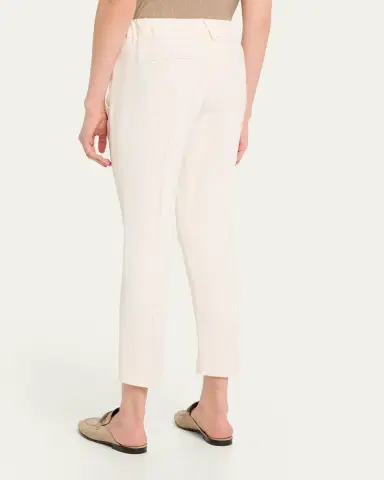 Brunello Cucinelli Crepe Cady Slim-Leg Ankle Pull-On Pants | Thumbnail 7 Brunello Cucinelli Crepe Cady Slim-Leg Ankle Pull-On Pants | Thumbnail 7