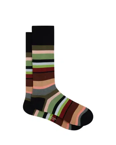 Paul Smith Men's Marek Color-Block Cotton Crew Socks | Thumbnail 1 Paul Smith Men's Marek Color-Block Cotton Crew Socks | Thumbnail 1