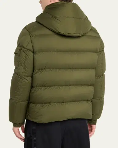 Moncler Men's Maya Hooded Short Down Puffer Jacket | Thumbnail 3 Moncler Men's Maya Hooded Short Down Puffer Jacket | Thumbnail 3