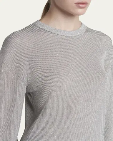 Tom Ford Paillette Rib Knit Tunic Top | Thumbnail 5 Tom Ford Paillette Rib Knit Tunic Top | Thumbnail 5