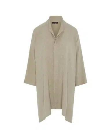 Eskandar A-Line Floral Silk Shirt | Thumbnail 1 Eskandar A-Line Floral Silk Shirt | Thumbnail 1