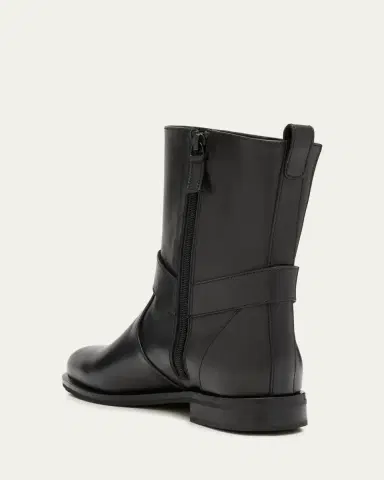 Manolo Blahnik Calica Leather Moto Ankle Booties | Thumbnail 2 Manolo Blahnik Calica Leather Moto Ankle Booties | Thumbnail 2