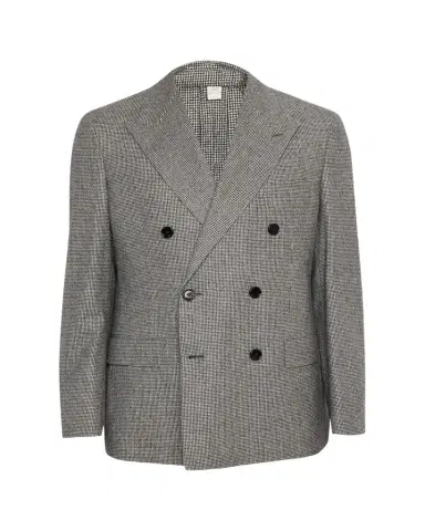 Burberry Men's Puppytooth Check Wool Tailored Jacket | Thumbnail 1 Burberry Men's Puppytooth Check Wool Tailored Jacket | Thumbnail 1