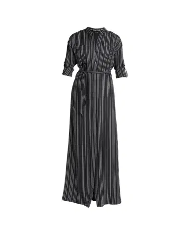 TOM FORD Striped Silk Long-Sleeve Belted Maxi Shirtdress | Thumbnail 1 TOM FORD Striped Silk Long-Sleeve Belted Maxi Shirtdress | Thumbnail 1